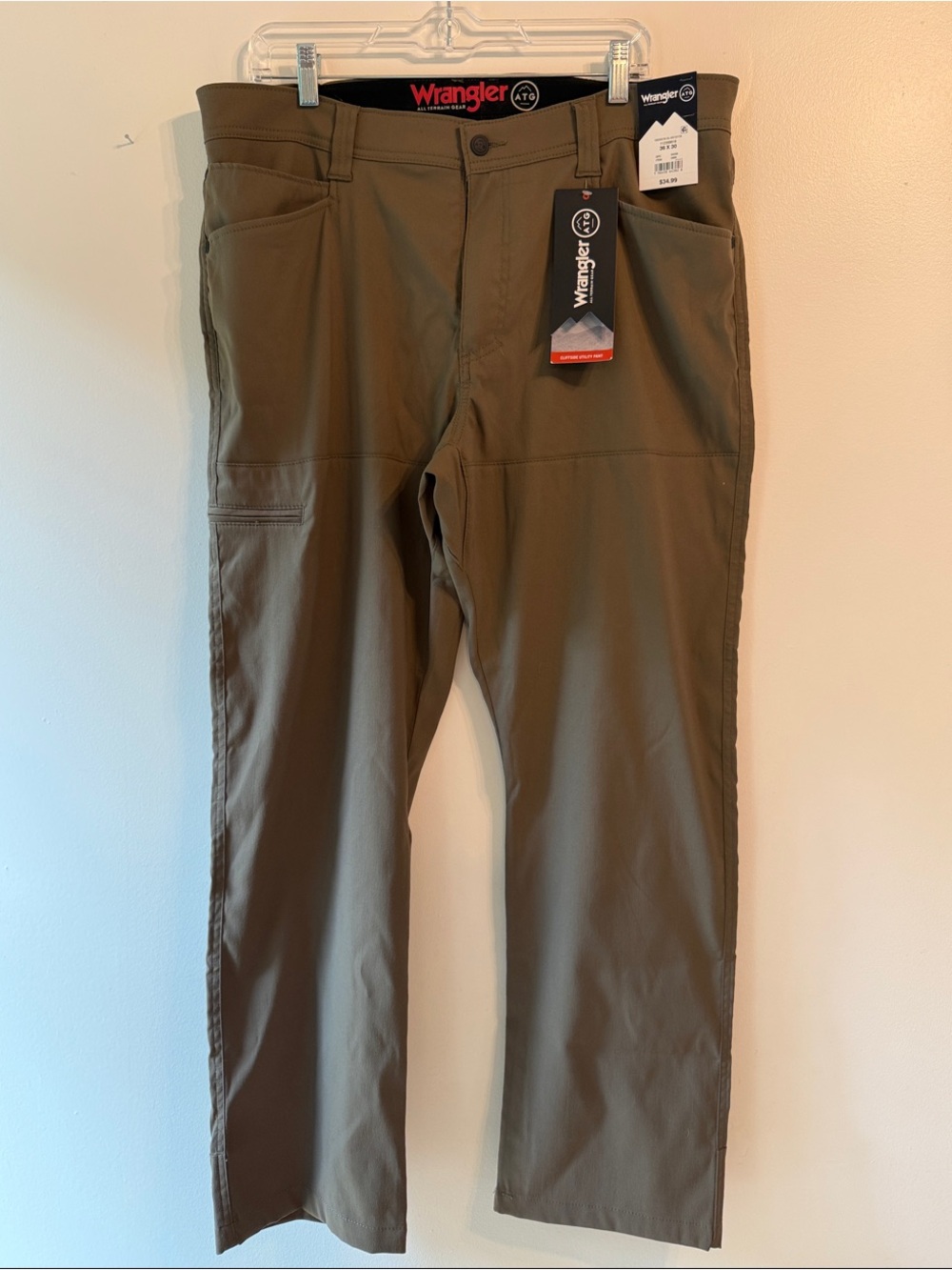 Wrangler Tan All Terrain Outdoor Performance Chinos